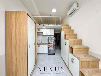 CHO THUÊ DUPLEX BAN CÔNG ĐI BỘ QUA ĐH CÔNG NGHIỆP, giá 4tr full nt