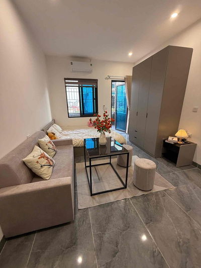 CHO THUÊ CĂN HỘ STUDIO FULL NỘI THẤT BAN CÔNG NGAY NGUYỄN NGỌC NẠI