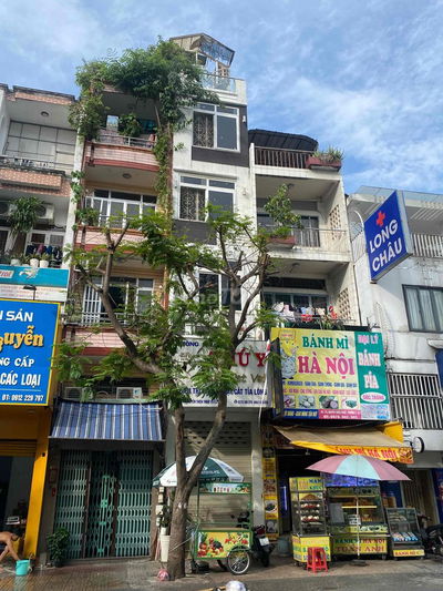 Cho thuê nhà 6 tầng mặt tiền đường Nguyễn Thiện Thuật Quận 3, Kế chợ