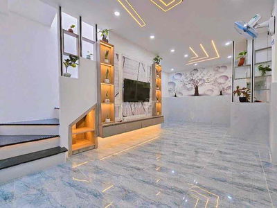 BÁN NHÀ HXH, FULL NỘI THẤT, PHAN VĂN TRỊ, QUẬN GÒ VẤP, 56m2 GIÁ 3,99T