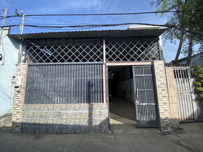 CHO THUÊ NHÀ ĐÔNG THẠNH HÓC MÔN:  120m2 (6x20), thuận tiện ở và kho