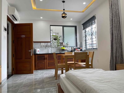 Căn hộ studio Hưng Thịnh 33m2, 6tr full nội thất có thang máy,