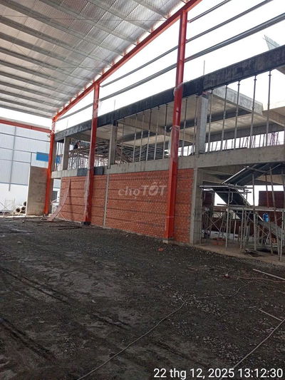 Cho thuê kho xưởng kv: 10.452m2, XD: 6.544m2 , KCN Nam Thuận , Long An