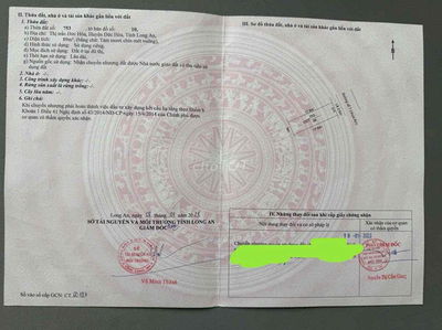 Chính chủ cần bán miếng đất thổ cư ngay Thị Trấn Đức Hòa, Long An.