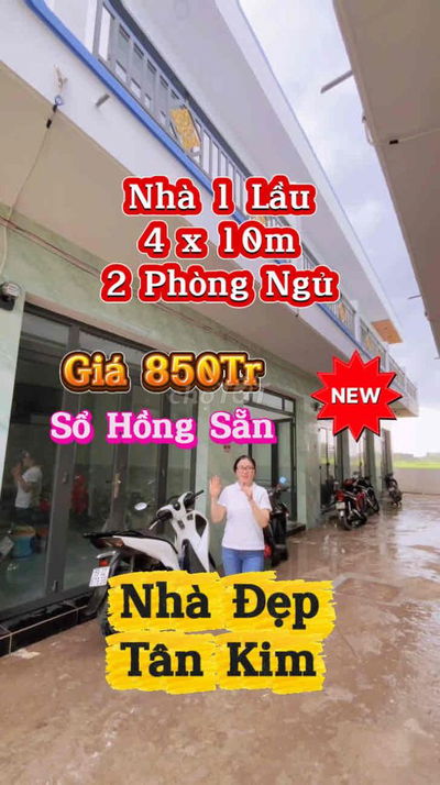 Bán Nhiều Nhà 1 Lầu, 2 Lầu Ngay Ngã Ba Tân Kim Sổ Hồng Riêng Giá Rẻ