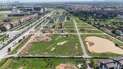 Bán 50m² Lô góc hai mặt thoáng- đất dịch vụ An Thượng- An khánh- đường liên khu 8