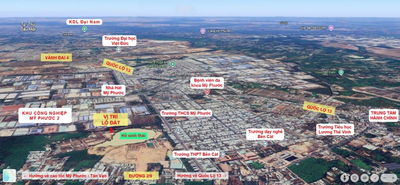 Bán Gấp Lô Đất Trung Tâm Mỹ Phước Bến Cát Giá 5xx Triệu, View Hồ Sinh Thái Hiếm