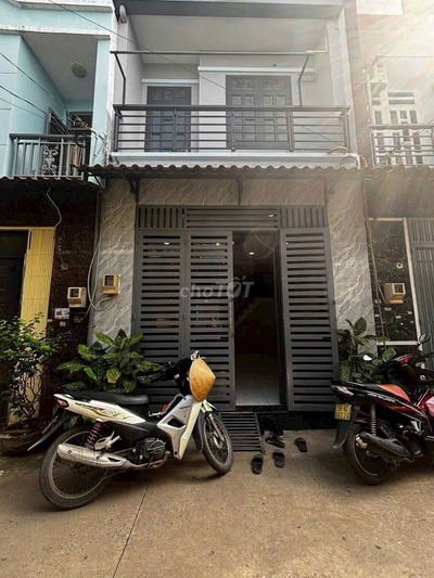 Nhà 1 lầu đúc kiên cố full 80m2 thổ cư 2/ngắn Võ Văn Vân