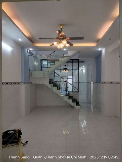 Nhà Mới 1 Trệt 2 Lầu 4x20m 3 Phòng 3 wc Hẻm 1027 Huỳnh Tấn Phát