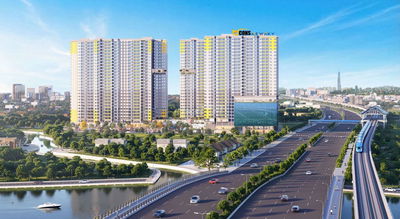 Căn Hộ Mặt Tiền QL13, Sát Ga Metro, Thanh Toán Trước 5%,Chiết Khấu Cao