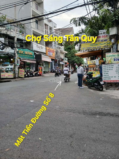Nhà Cho Thuê Nguyên Căn Mặt Tiền Nằm Ngay Chợ 160m2 Đ.Số 8 Tân Quy Q.7