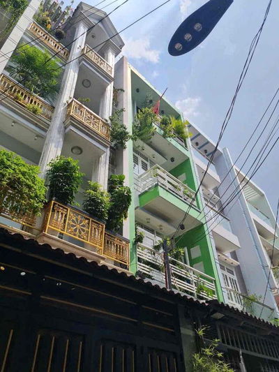 Nhà Phố Liền Kề Hẻm 5M(4x16m) 3Lầu 5PN—3WC Đường 53.P14 12tr