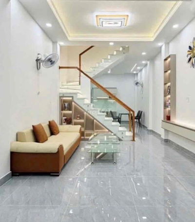 Nhà Sổ Hồng Hẻm Xe Hơi Gần Siêu Thị Coopmart Phan Vân Hớn Q12 .