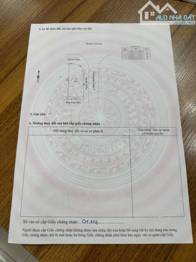 Lô góc Vân Đồn - Nại Thịnh - đối diện bv Thiện Nhân tương lai - điểm cuối hầm chui sôngHan