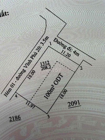 KHO VĨNH PHÚ SÁT CẦU VĨNH BÌNH | 208M² (11 × 18) XE TẢI RA VÀO