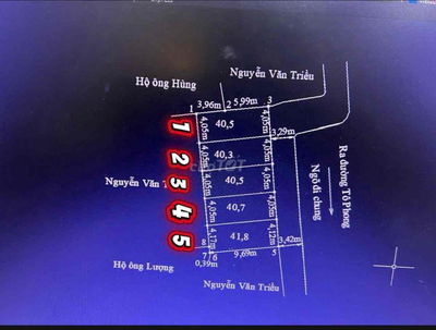 cần bán 5 lô đất thổ cư F0