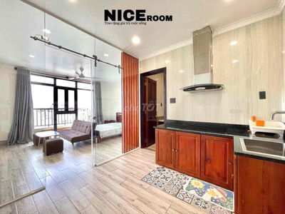 THUÊ NGAY CĂN HỘ 1PN FULL NT BAN CÔNG LỚN NGUYỄN VĂN THƯƠNG BÌNH THẠNH