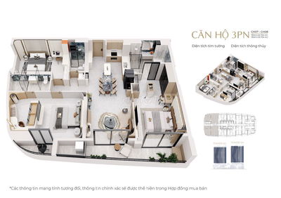 CĂN HỘ 3PN ĐỘC QUYỀN VIEW PHÁO HOA ĐÀ NẴNG DOWNTOWN