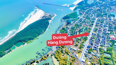 Bán 3 lô mặt tiền đường Hàng Dương, ven biển Lộc An. DT 135m2 - 286m2