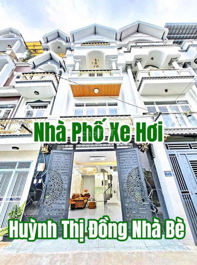 CHÌNH CHỦ BÁN CĂN NHÀ PHỐ HUỲNH THỊ ĐỒNG NHÀ BÈ 4,6X12M GIÁ 7 TỶ 890TR