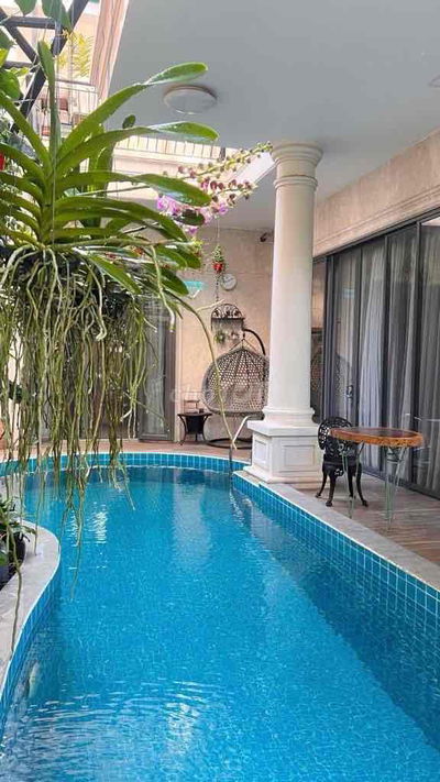 BIỆT THỰ Q7 210M2 - SÂN VƯỜN BỂ BƠI THANG MÁY - HOÀNG QUỐC VIỆT 41.5TỶ