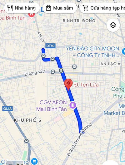 📍 Cho thuê Mặt bằng kinh doanh đường Tên Lửa sát bên Aeon Bình Tân