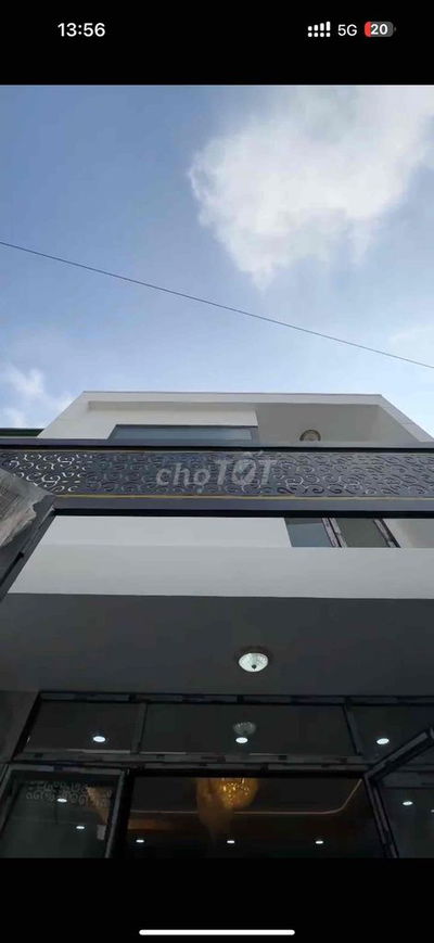 Nhà Nguyễn Thị Tú 60m2 5m ngang nhà mới xây sổ hồng riêng kế bên KDCVL