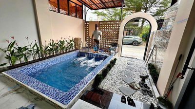 🔴 (NCC) CHO THUÊ NHÀ MỚI 100% 4PN - ĐẢO VIP HÒA XUÂN, GẦN SÔNG  • Vị t