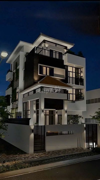 BIỆT HỒ BƠI GỐC NGÃ TƯ 2MK OTO 5M BẮC ĐẨU 3,5 TẦNG DT 113M NGANG 8.5M