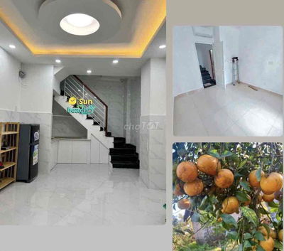 NHÀ MỚI ĐẸP, 1 TRỆT 2 LẦU, Sân Thượng,2P. NGỦ 2M.Lạnh Ở Gd 3-4ng Ok