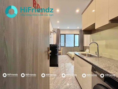 Studio full nội thất, máy giặt riêng. cửa sổ full, gần chợ Thạnh Đà