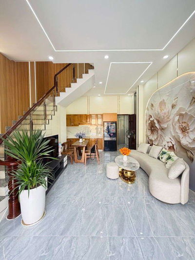 5x11.5 vuông, nhà mới cứng, 3 tầng, 4pn, 4wc, HXH 5m, Thạnh Lộc, Q12