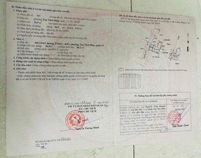 ✅ Nhà 1 trệt 1 lầu