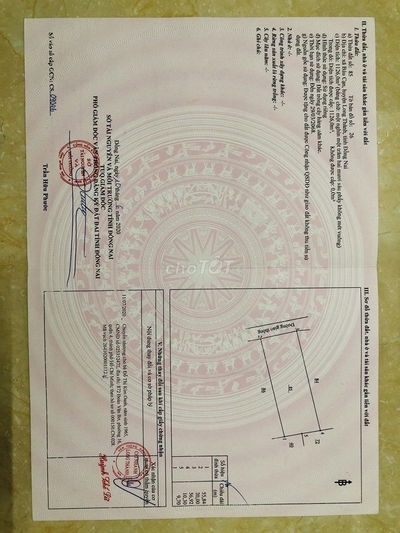 Cần bán lô đất 1126m2, xã Bàu Cạn gần sân bay Long Thành