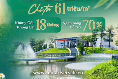 Chỉ với 5tỷ sở hữu căn villa Riverside Vsip-225m2-giá gốc CĐT-Rẻ nhất bảng hàng-Chiết khấu cao nhất