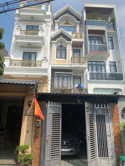 nhà 4x24 3,5 tấm liên khu 4-5 xe hơi đỗ cửa