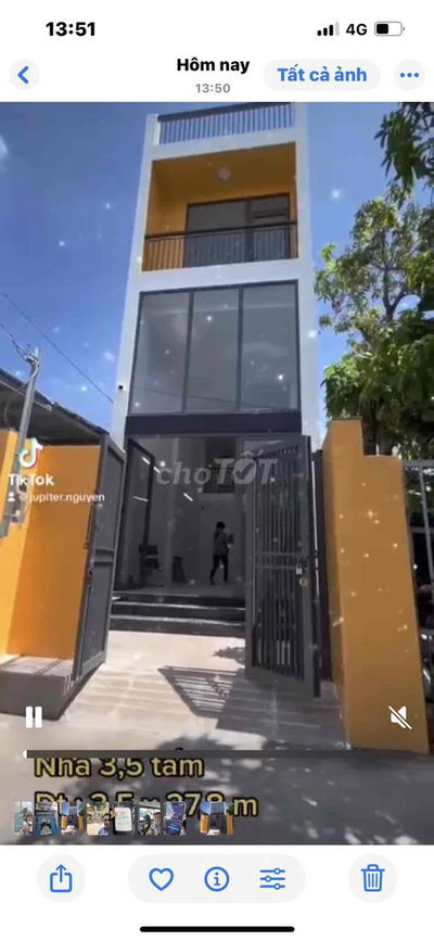 CHO THUÊ NHÀ TRẦN QUANG ĐẠO CẦN GIỜ , DTSD : 340m, SỔ HỒNG GIÁ 7,5 tr