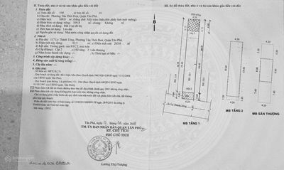 Chính chủ bán nhà 2 lầu 2 mặt tiền đường Lý Thánh Tông Tân Phú, Nhà đẹp - Giá tốt - Đủ công năng