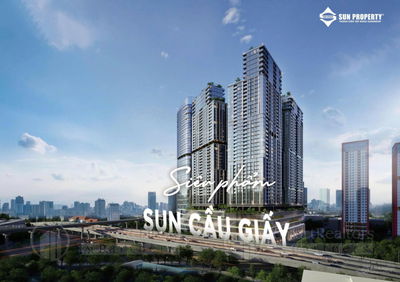 Bán căn hộ 2PN dự án Sun Feliza Suites - Cầu Giấy tọa lạc vị trí vàng 3 mặt tiền tại Hà Nội
