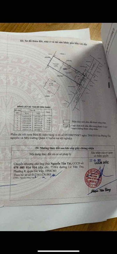 nhà sổ hồng riêng 1/ đường nguyễn thị kiểu quận 12