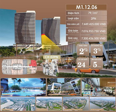 💰 M1.12.06 – THE MERIDIAN | CĂN 2PN CHUẨN ĐẦU TƯ TRUNG TÂM ĐÀ NẴNG