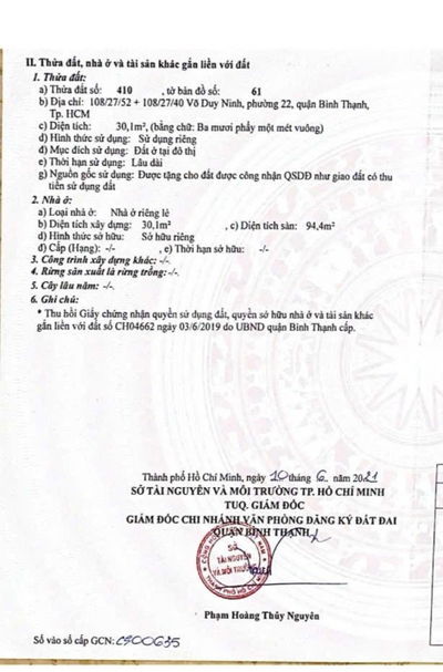 CHÍNH CHỦ BÁN 108/27/ Võ Duy Ninh 4.65 tỷ hh 50 tr