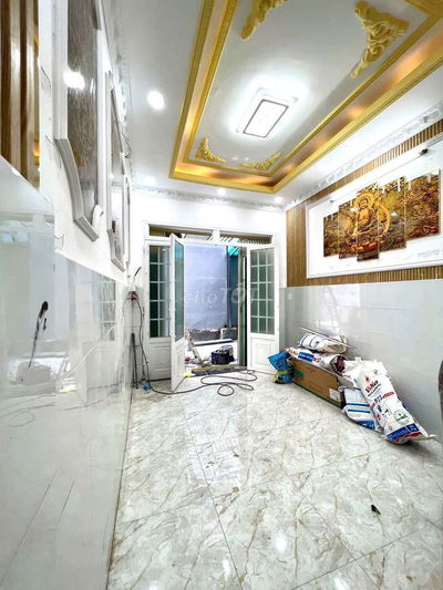 Nhà hẻm 4m Huỳnh Tấn Phát Nhà Bè đậu xe thoải mái tặng kèm nhiều nt