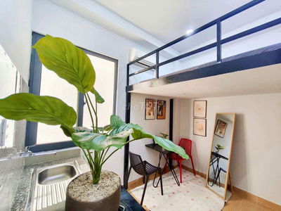 Phòng trọ có gác, mới 100% đường Hoàng Hoa  Thám, Bình Thạnh