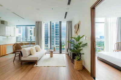 Em cần cho thuê CH Eco Green 2PN-2WC giá 14.5 triệu full nội thất đẹp