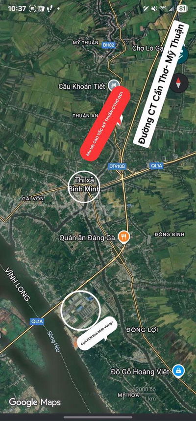 Bán đất khu TĐC Cao Tốc Mỹ Thuận - Cần Thơ GĐ1