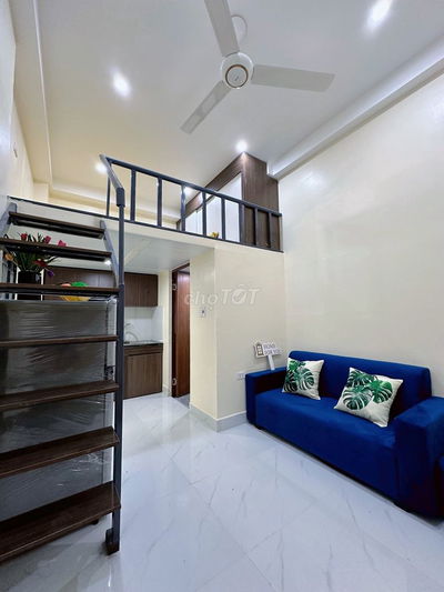 CUỐI ĐƯỜNG NGUYỄN KHUYẾN - GÁC XÉP FULL NỘI THẤT -NGAY GẦN HỒ VĂN QUAN