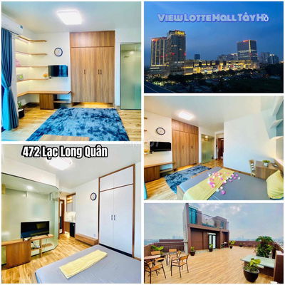 🏡 STUDIO BAN CÔNG FULL ĐỒ – VIEW HỒ TÂY – NGÕ 472 LẠC LONG QUÂN, TÂY H