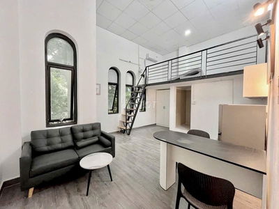 Phòng Gác, Studio mới giá siêu rẻ ngay Tân Quy sát Lotte, đh NTT, TDT