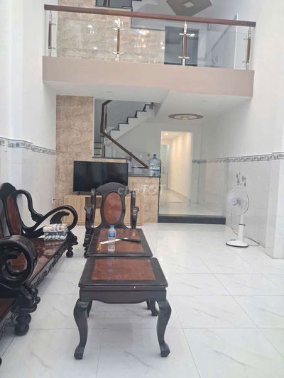 Nhà ĐẸP 4X16. Trệt lửng 2 lầu 3PN 3WC. Hùynh Văn Nghệ, P15,TB. Full NT